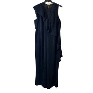 Eloquii Women’s Jumpsuit| Black| Size: 20| Sheer top to accentuate shoulders